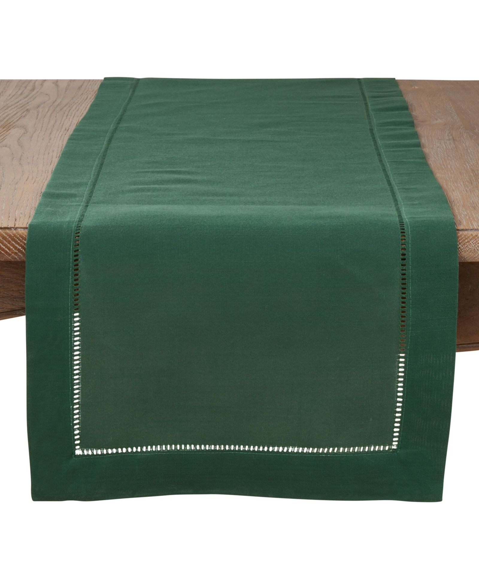 Декоративная дорожка для стола Saro Lifestyle Classic Hemstitch Border, 16" x 72"