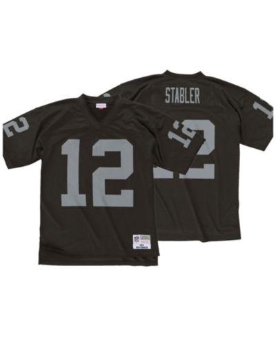 Men's Mitchell & Ness Ken Stabler Black Las Vegas Raiders Legacy Replica Jersey