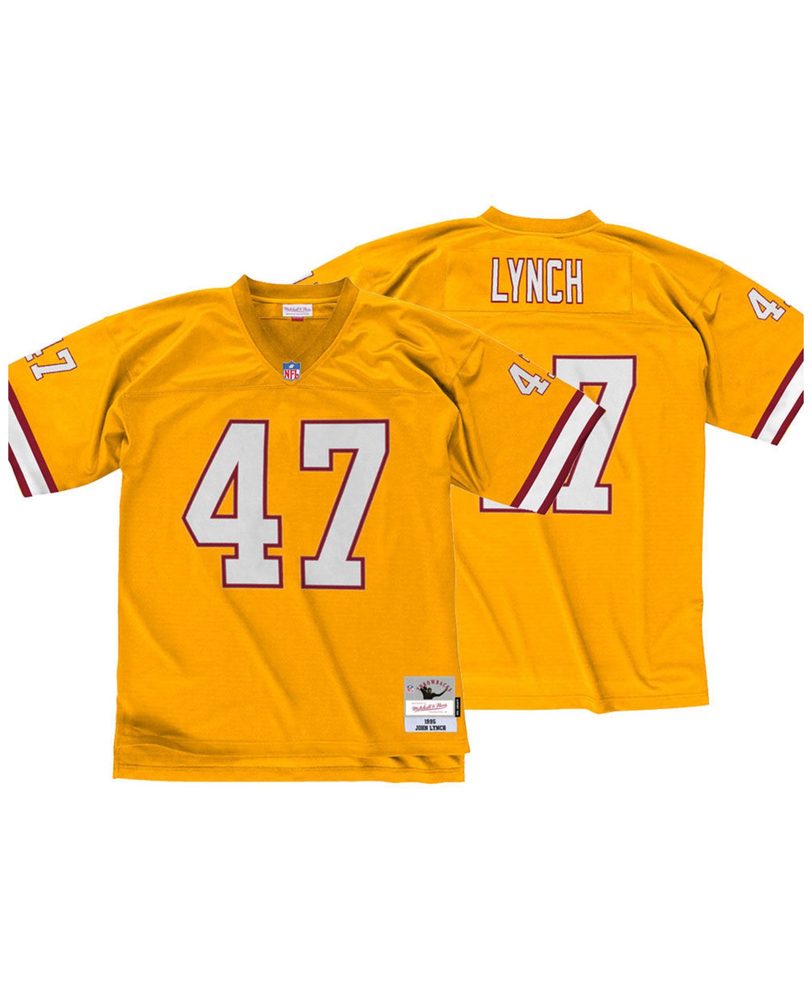 Мужская джерси Mitchell & Ness John Lynch Tampa Bay Buccaneers Replica Throwback
