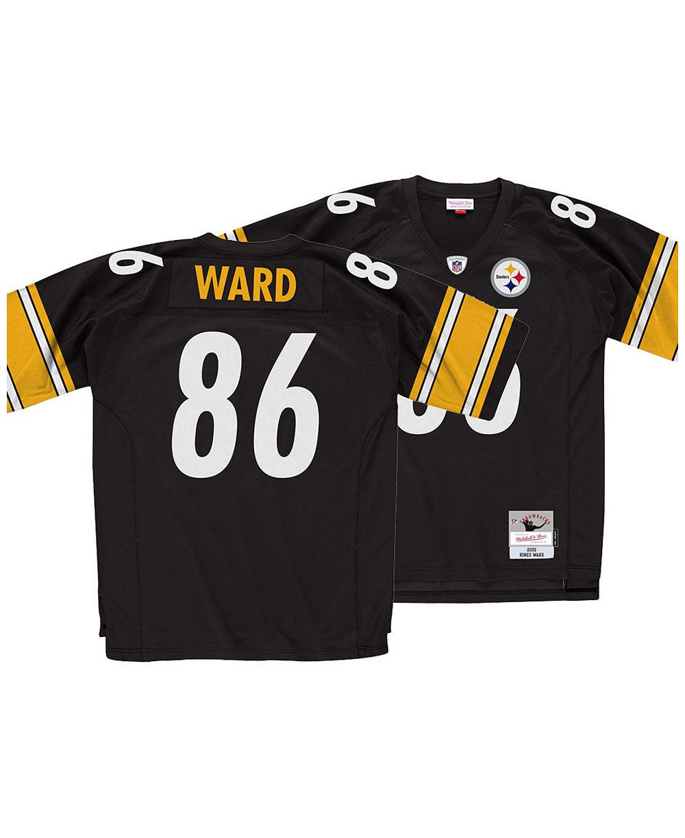 Мужская джерси Mitchell & Ness Hines Ward Pittsburgh Steelers Replica Throwback
