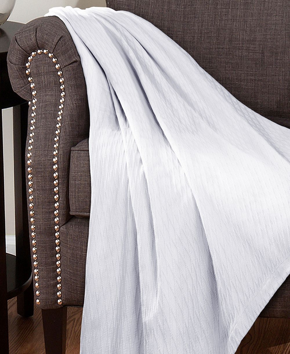 Плед Superior Diamond Pattern All Season Woven Cotton, Full/Queen