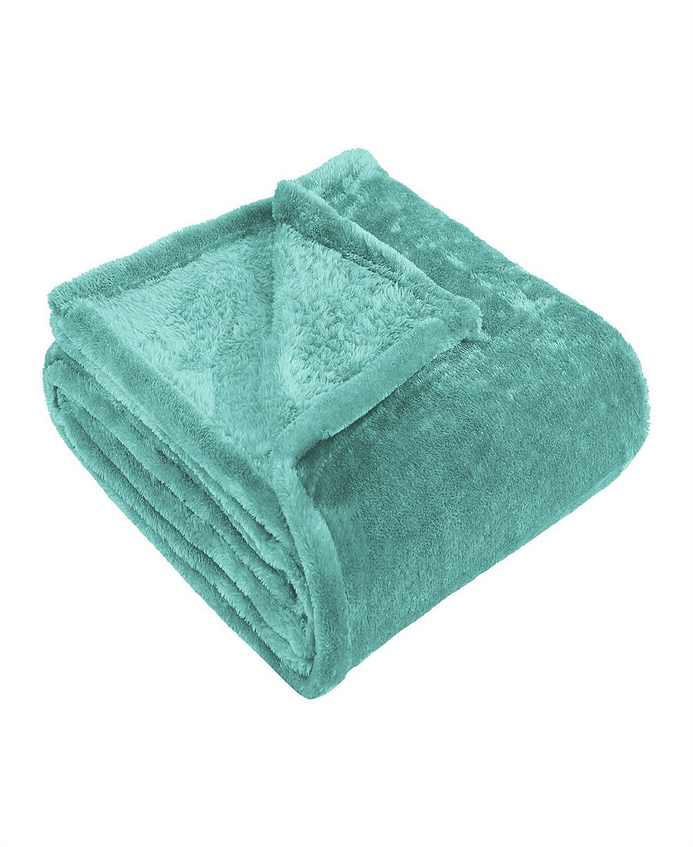 Superior Wrinkle Resistant Plush Fleece Blanket, Twin