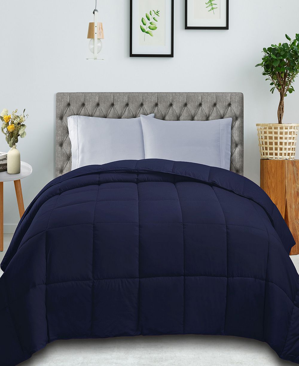 Superior All Season Down Alternative Reversible Comforter, Full/Queen