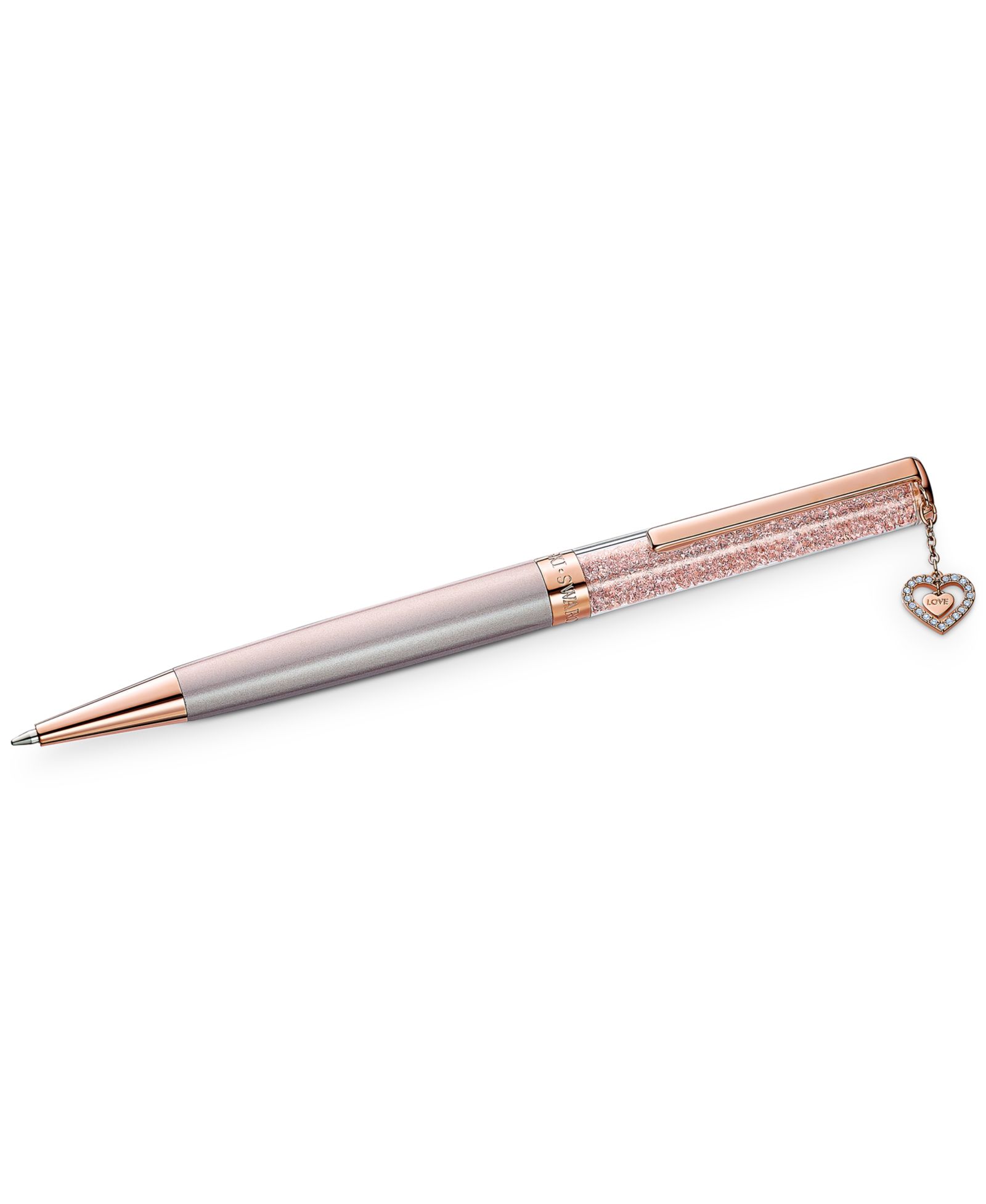 Ручка Swarovski Rose Gold-Tone Pavé Heart Crystalline Ballpoint