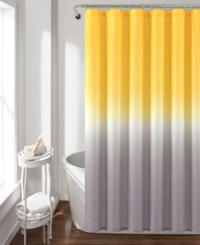 Lush Décor Umbre Fiesta Shower Curtain, 72" x 72"