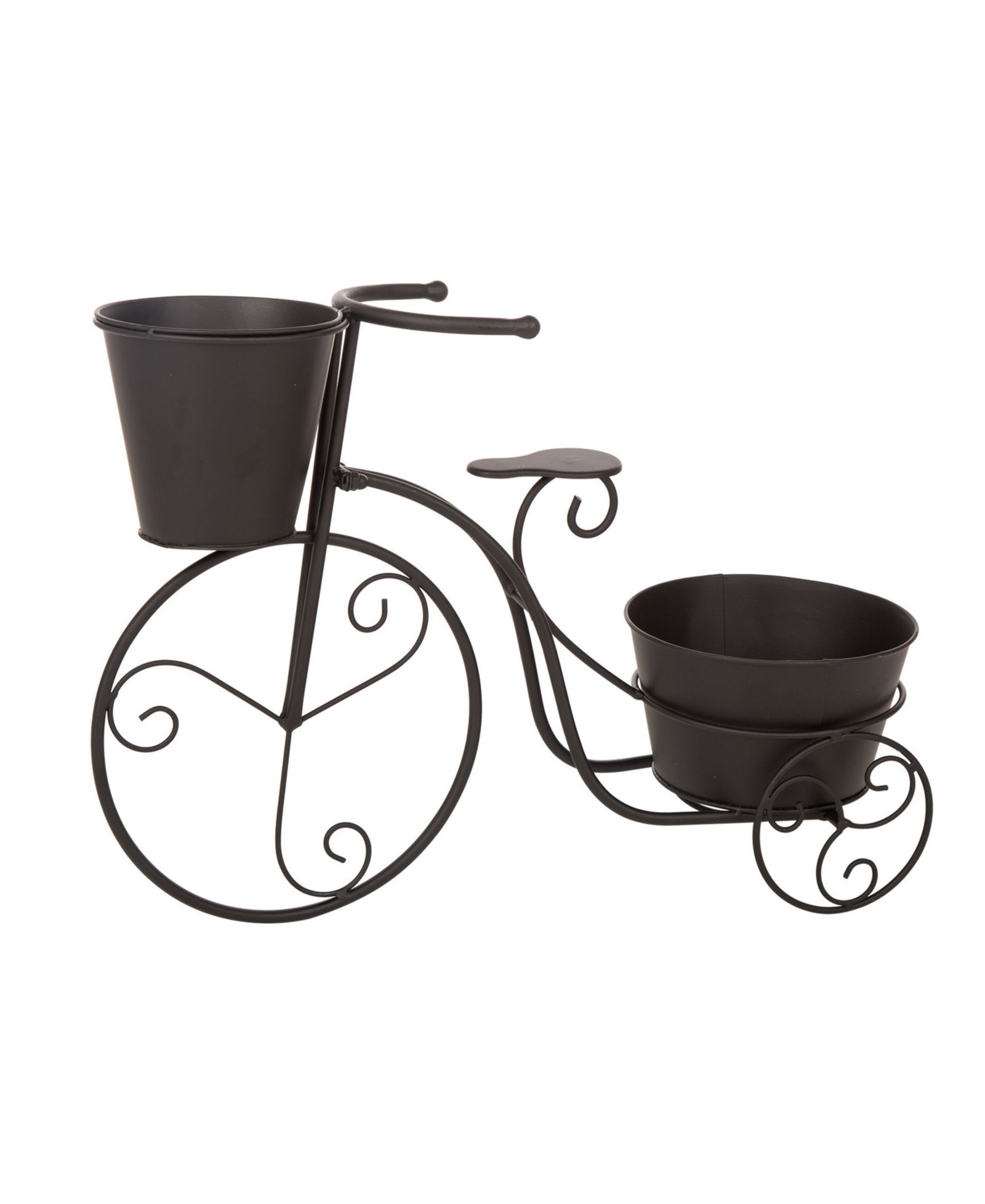 Металлическое кашпо для растений Glitzhome Bicycle