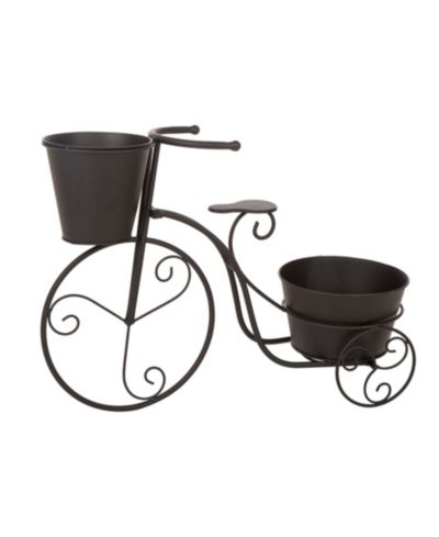 Металлическое кашпо для растений Glitzhome Bicycle