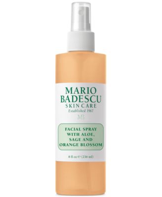 Mario Badescu спрей для лица с алоэ, шалфеем и цветами апельсина, 8-oz.