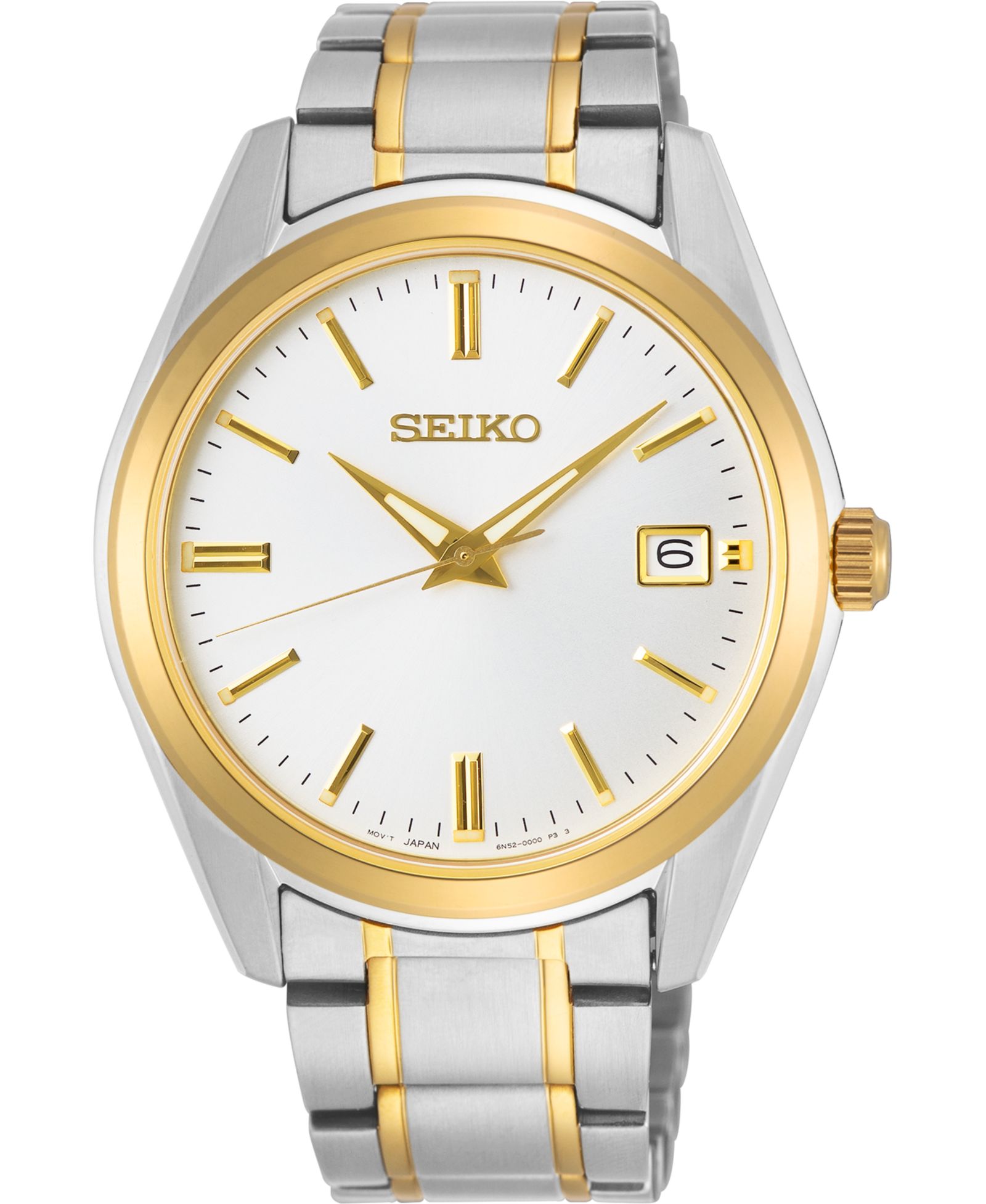 Seiko Men's Essentials Two-Tone Stainless Steel Bracelet Watch 40.2mm