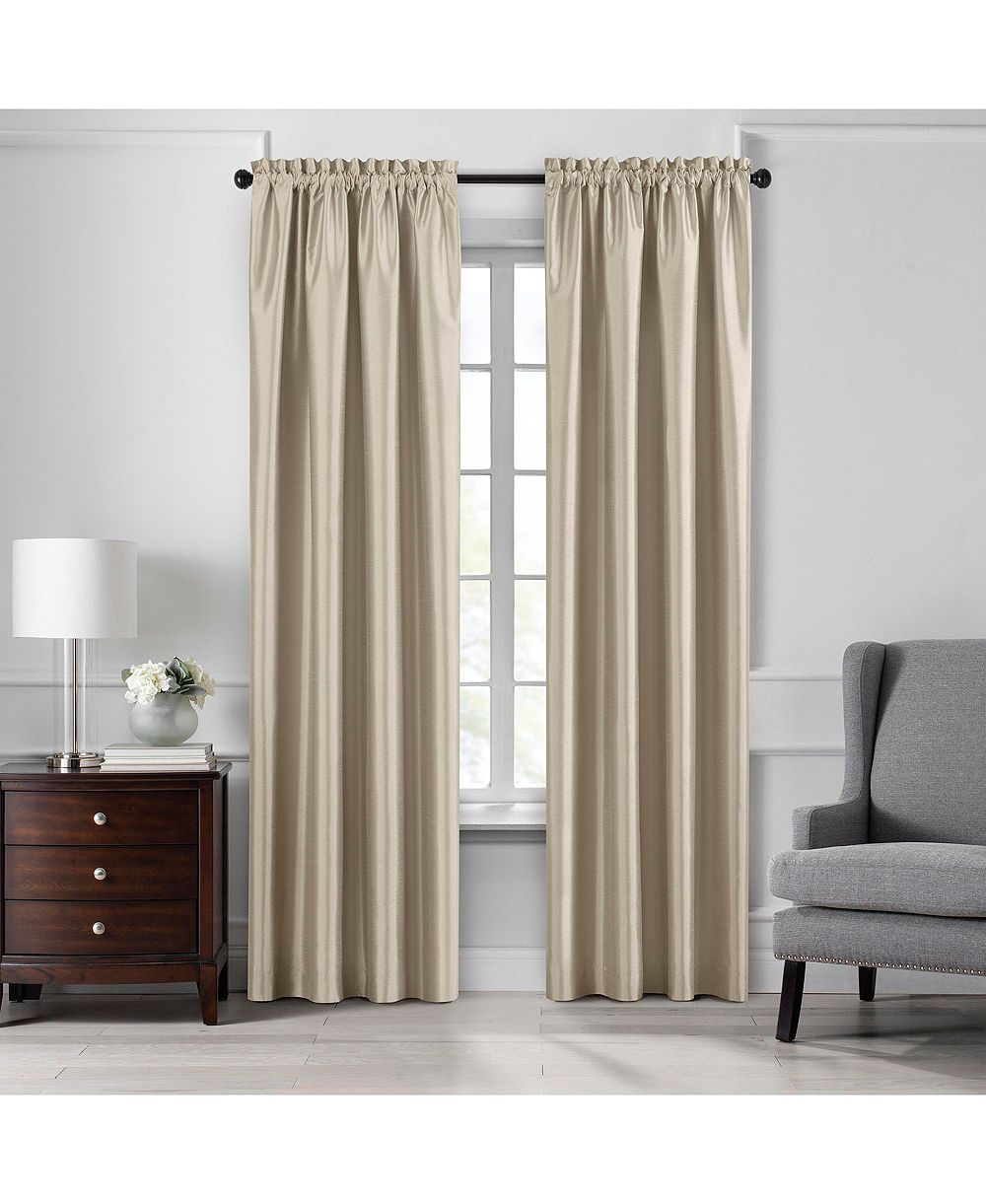 Шторы Elrene Home Fashions Colette Faux Silk Blackout