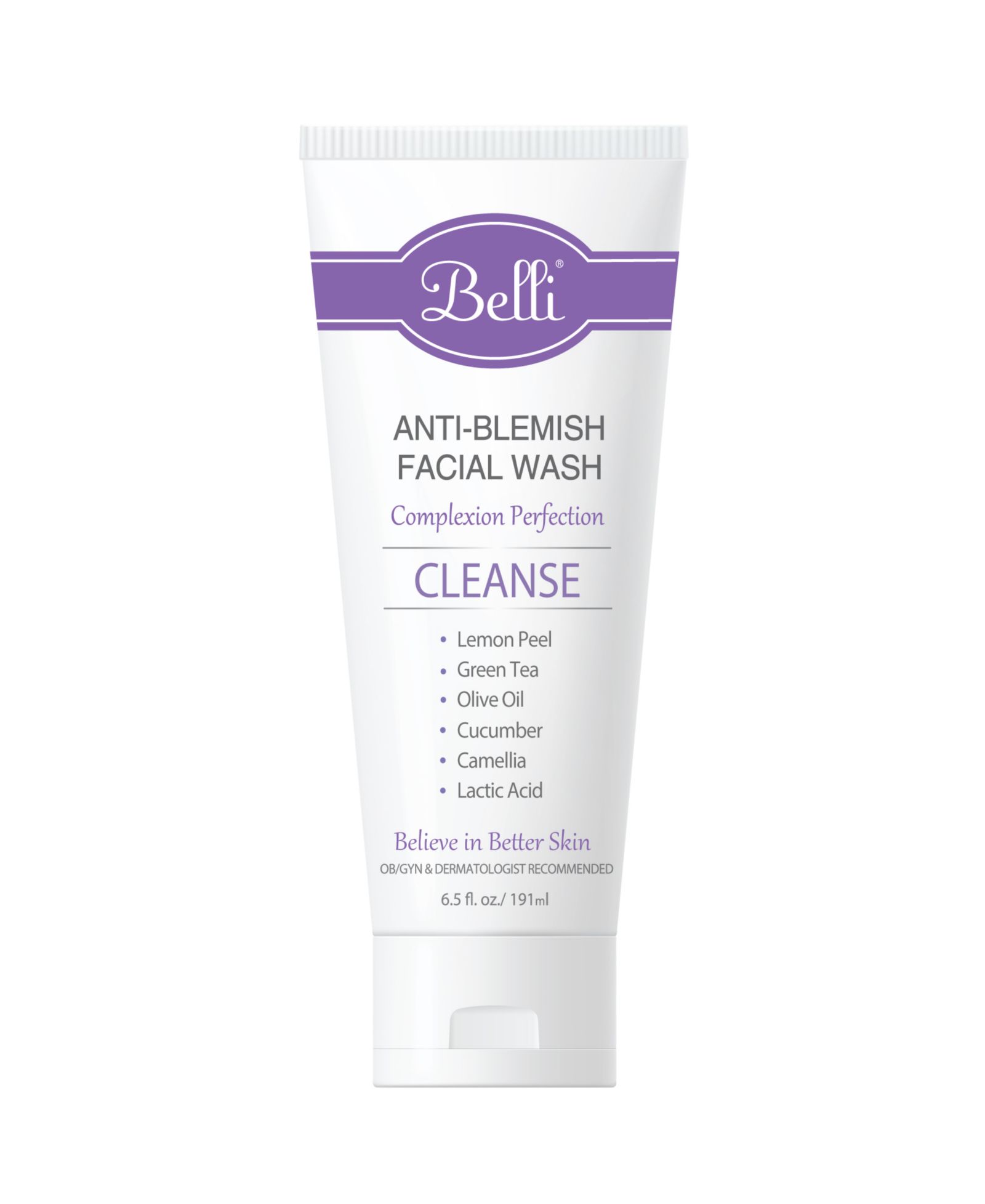 Belli Skin Care Anti-Blemish Facial Wash, 6.5 oz.