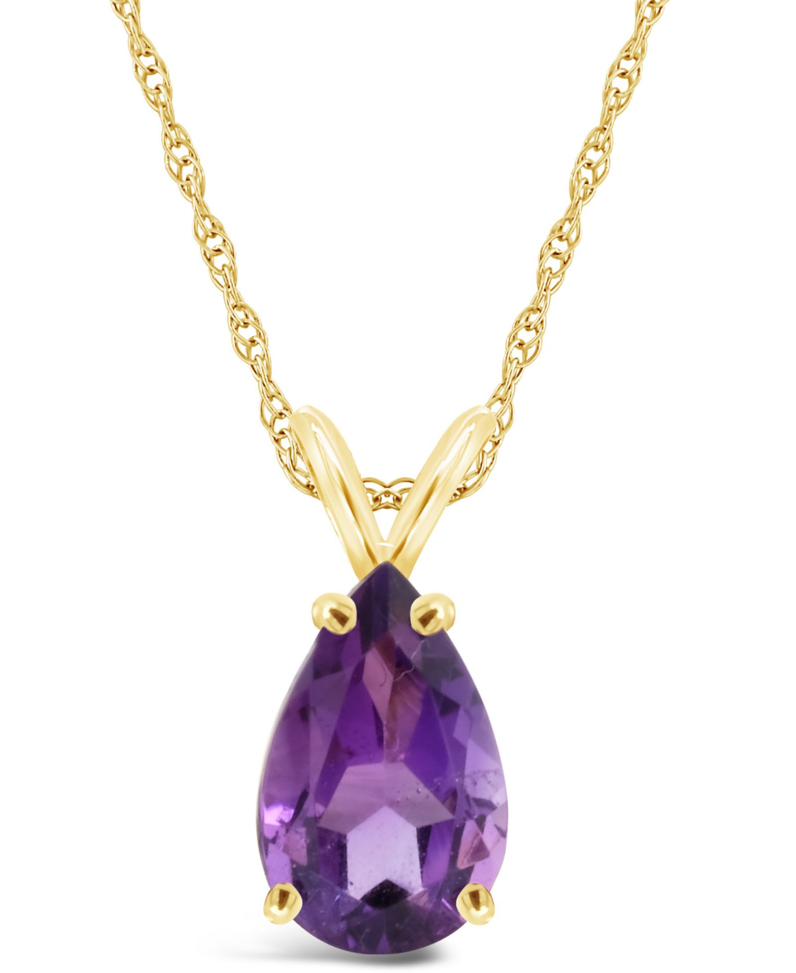 Подвеска-кулон с голубым топазом (3-5/8 ct. t.w.) в желтом золоте 14K