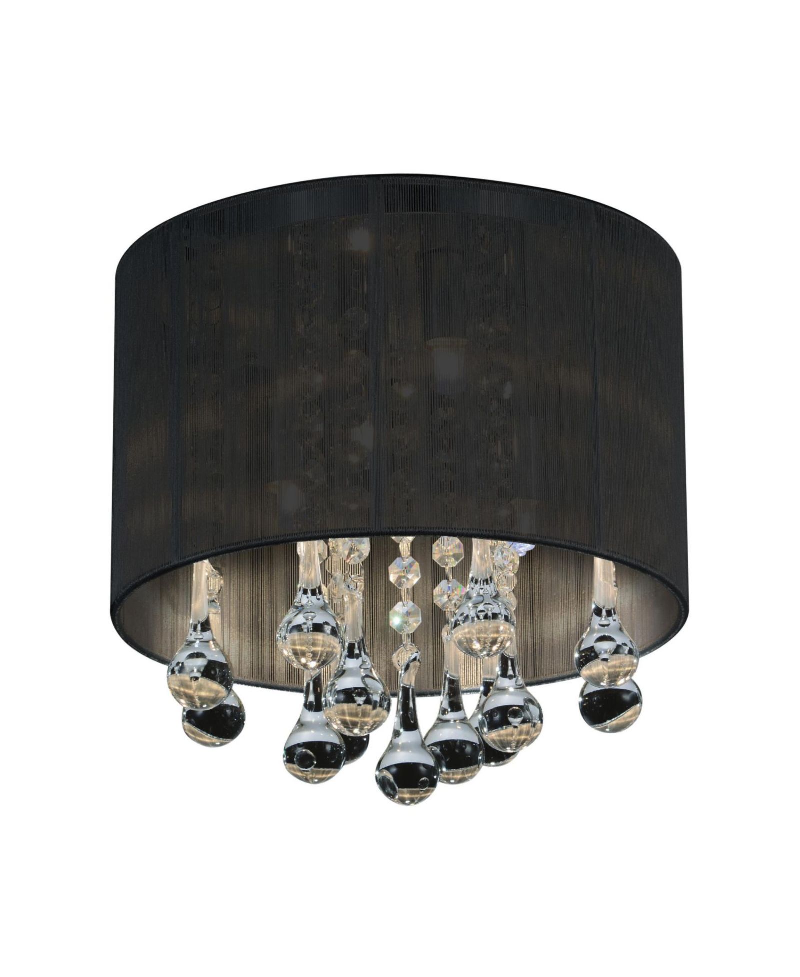 CWI Lighting Water Drop 4 Light Flush Mount