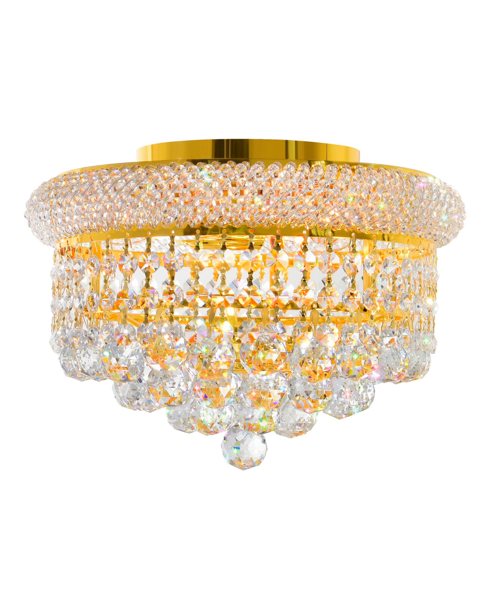 CWI Lighting Empire 3 Light Flush Mount