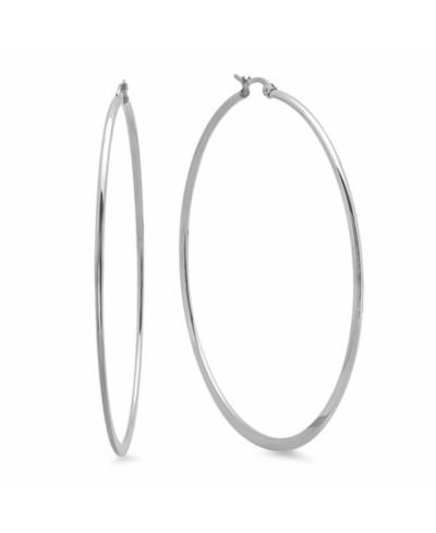 STEELTIME Stainless Steel Hoop Earrings