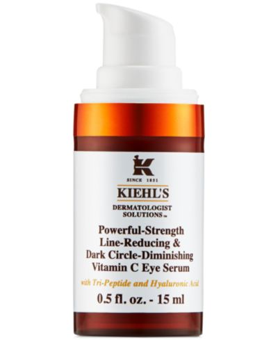 Сыворотка для кожи вокруг глаз Kiehl's Since 1851 Powerful-Strength Dark Circle Reducing Vitamin C, 0.5-oz.