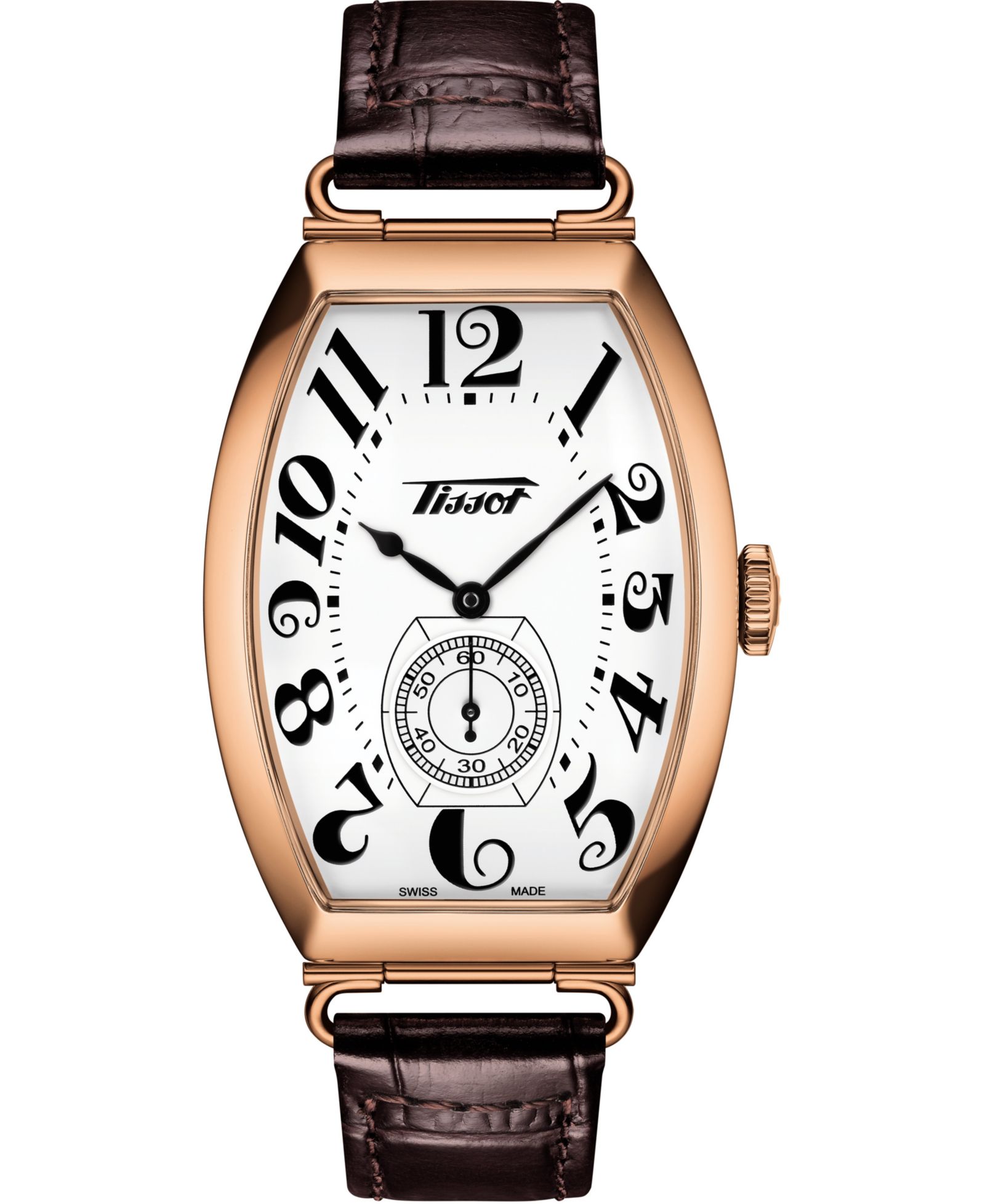 Унисекс часы Tissot Swiss Automatic Heritage Porto, кожаный ремешок 42mm