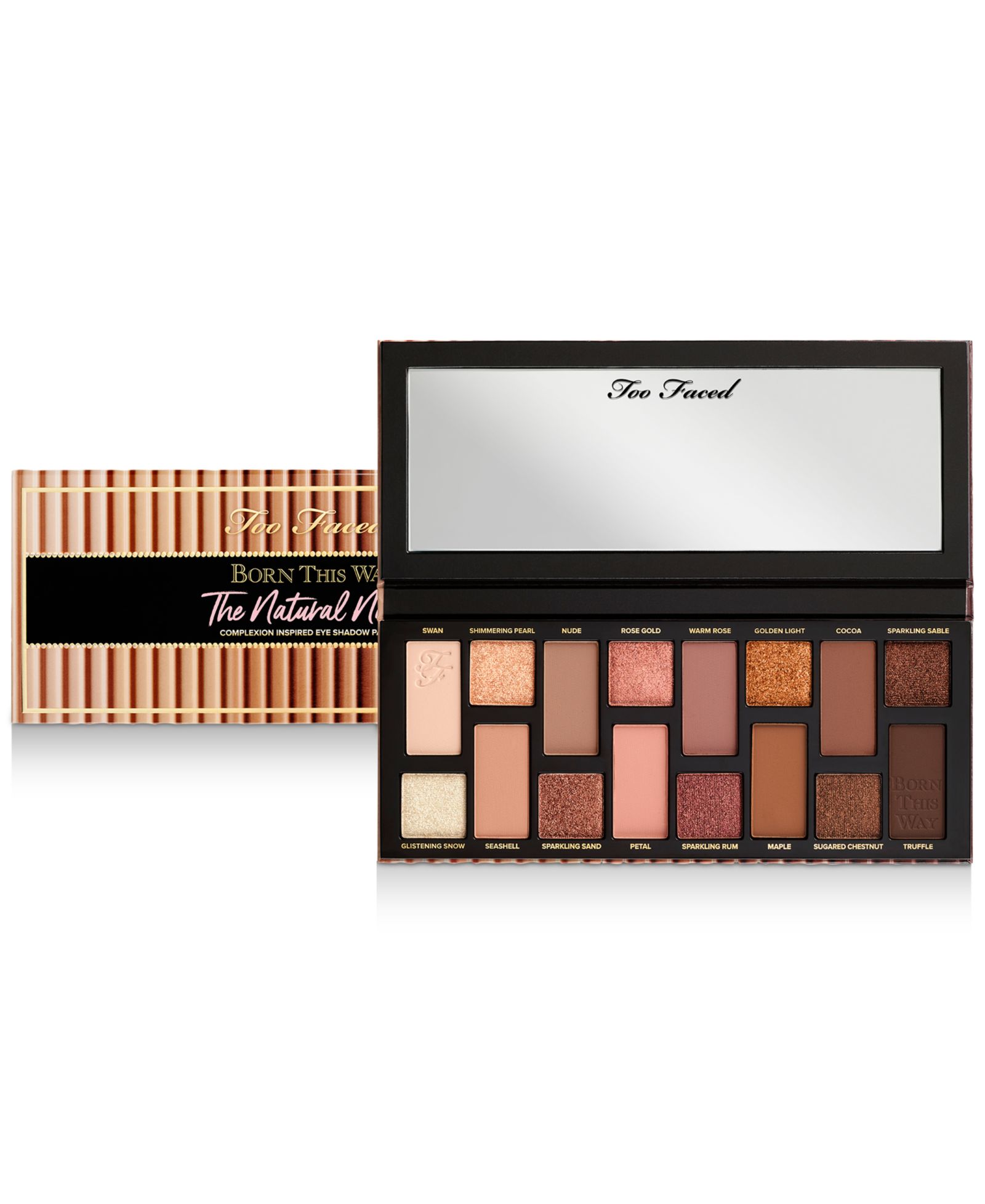 Палетка теней Too Faced Born This Way The Nudes