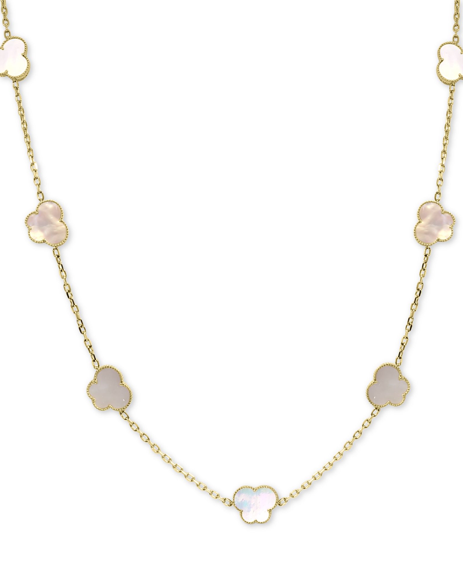 Колье EFFY® Mother-of-Pearl Butterfly 36" Statement 18k Gold-Plated Sterling Silver