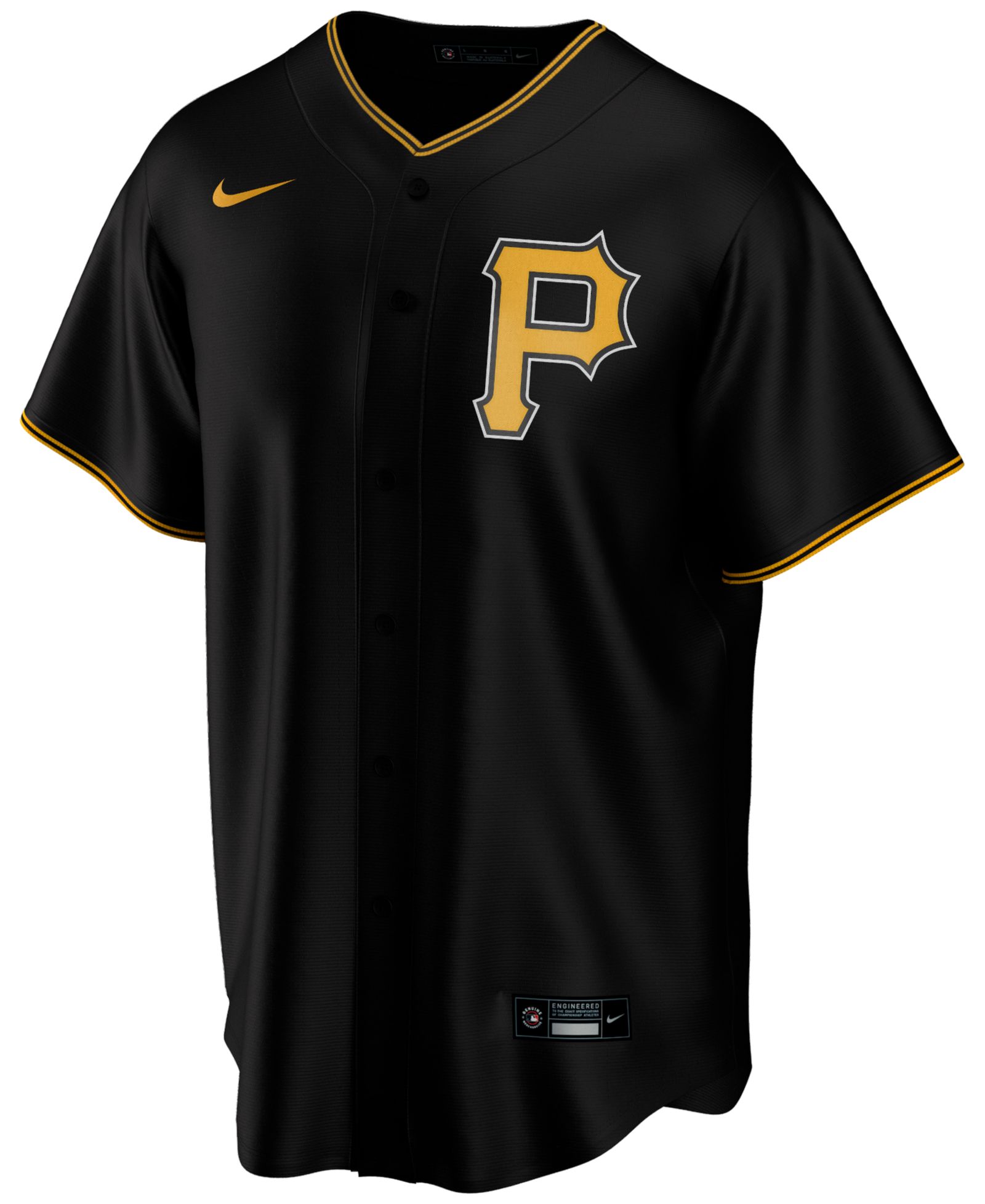 Мужская джерси Nike Pittsburgh Pirates Official Blank Replica