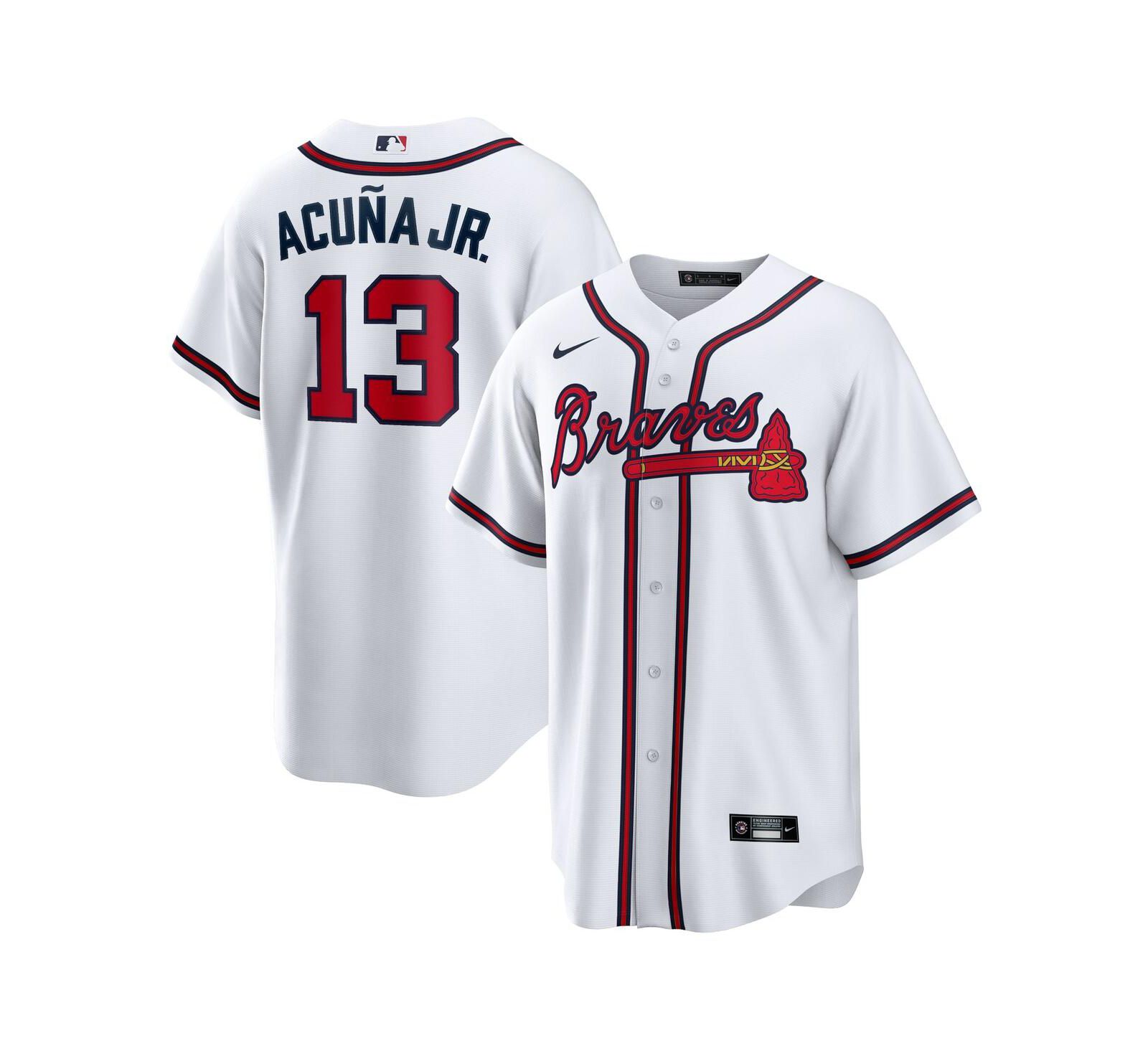 Nike Men's Ronald Acuña Atlanta Braves Official Player Replica Jersey