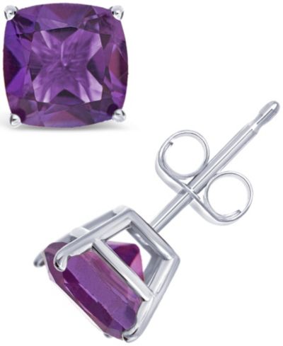 Серьги-гвоздики с драгоценными камнями из Sterling Silver
