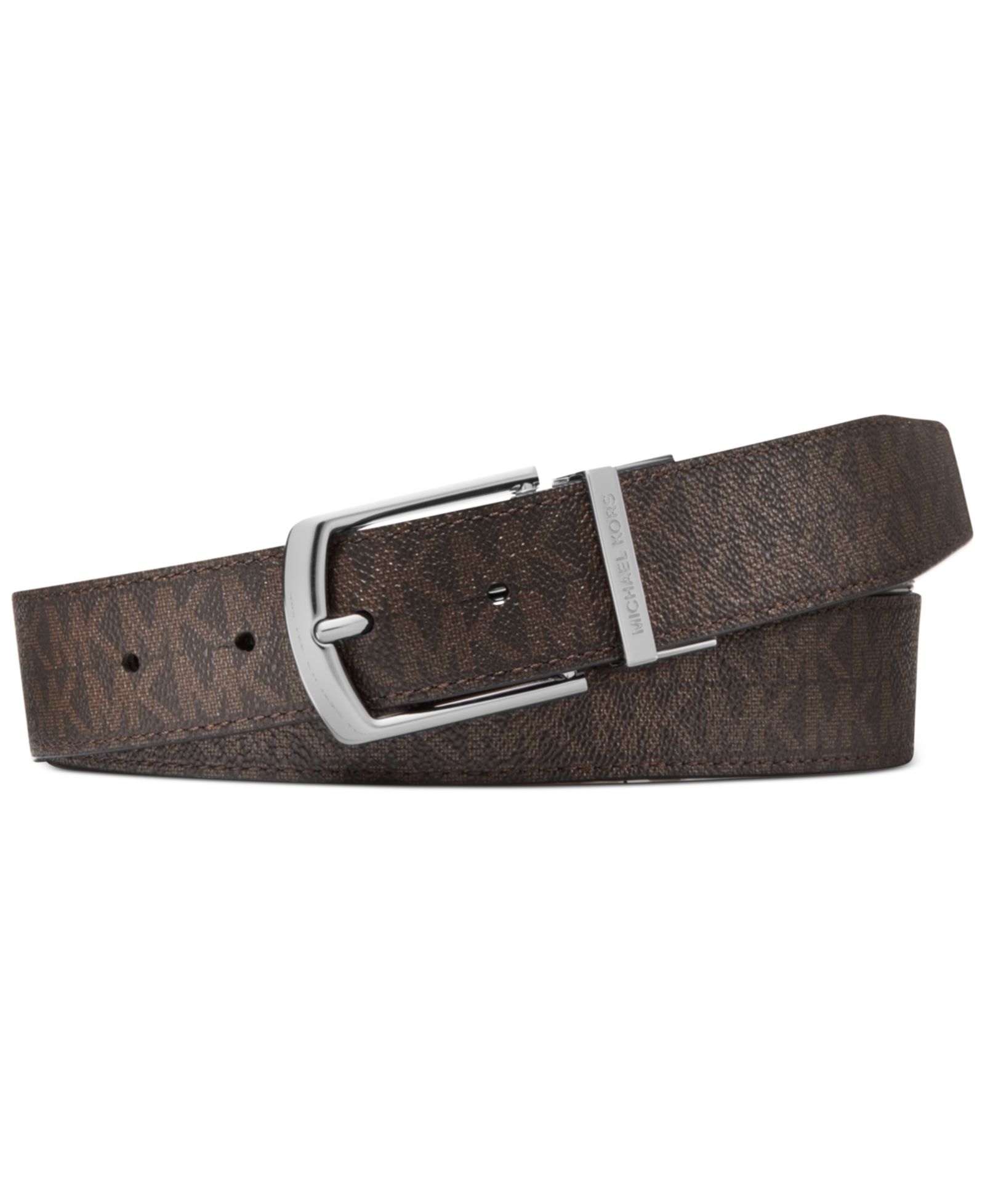 34MM Michael Kors Men's Signature Leather Belt