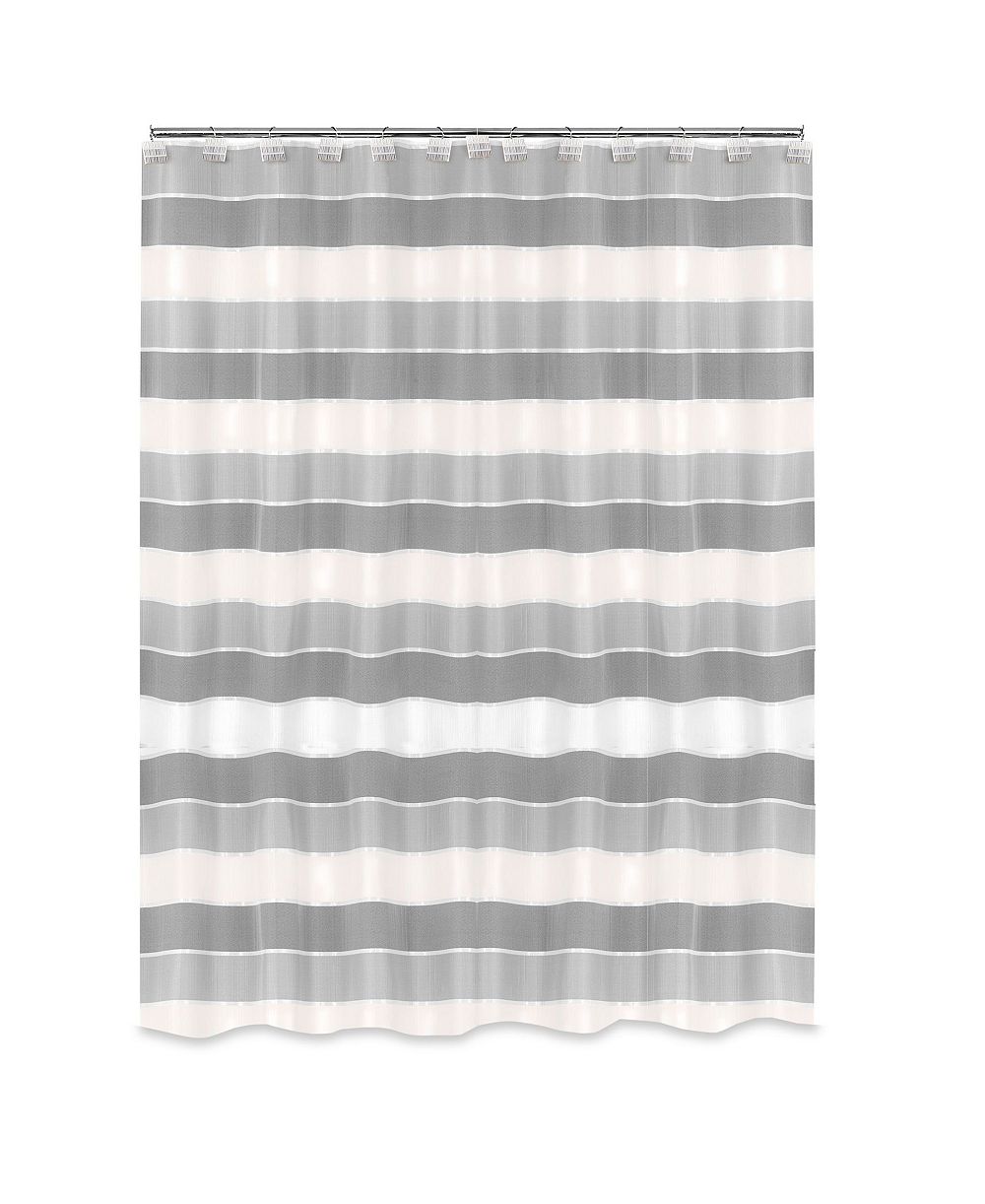 Popular Bath Modern Line Shower Curtain