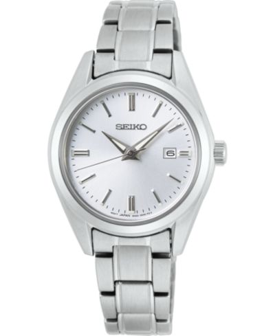 Seiko Women's Essentials Stainless Steel Bracelet Watch 29.8mm