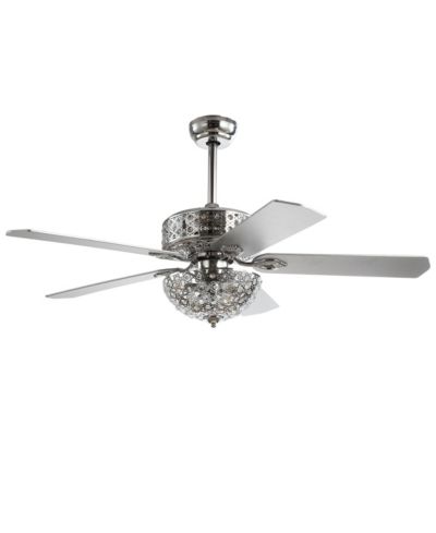 Zara потолочный вентилятор с подсветкой 52" Filigree Wood LED