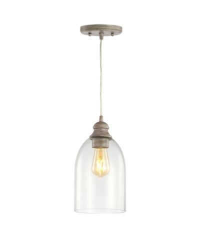 Подвесной светильник Fontaine 6.25" Adjustable Greige Glass LED