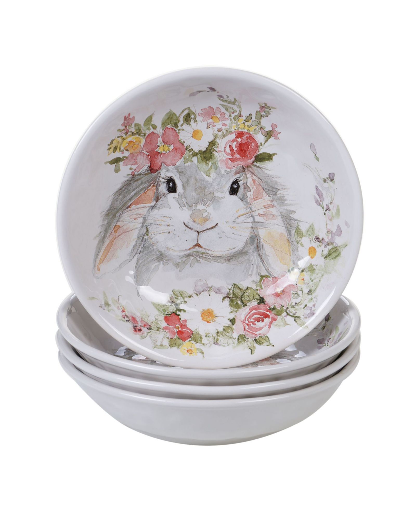 Набор тарелок для супа Certified International Sweet Bunny, 4 шт.