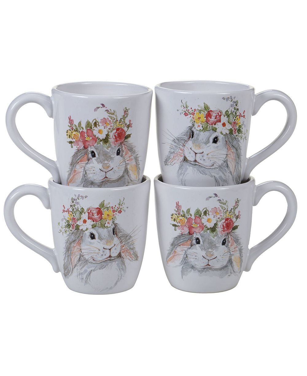 Набор кружек Certified International Sweet Bunny 4 шт.