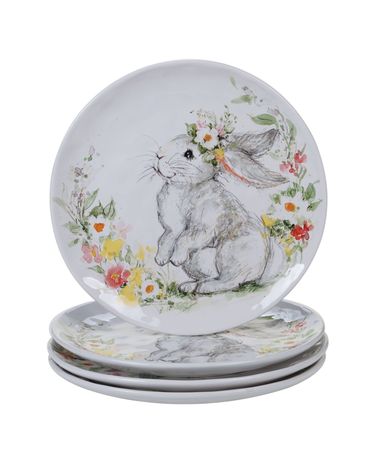 Набор обеденных тарелок Certified International Sweet Bunny, Set of 4