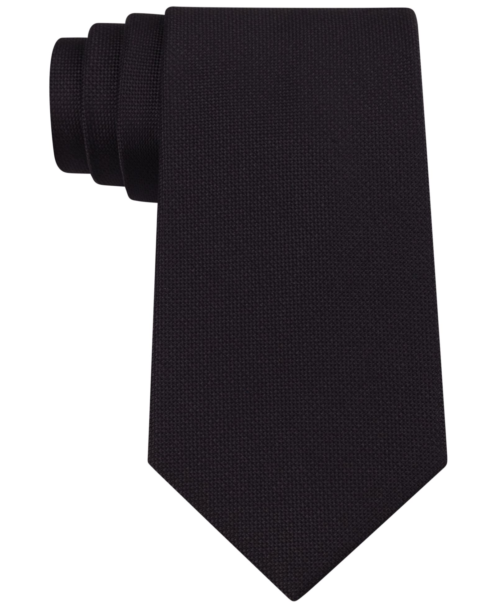 Men's Calvin Klein Silver Spun Solid Slim Tie