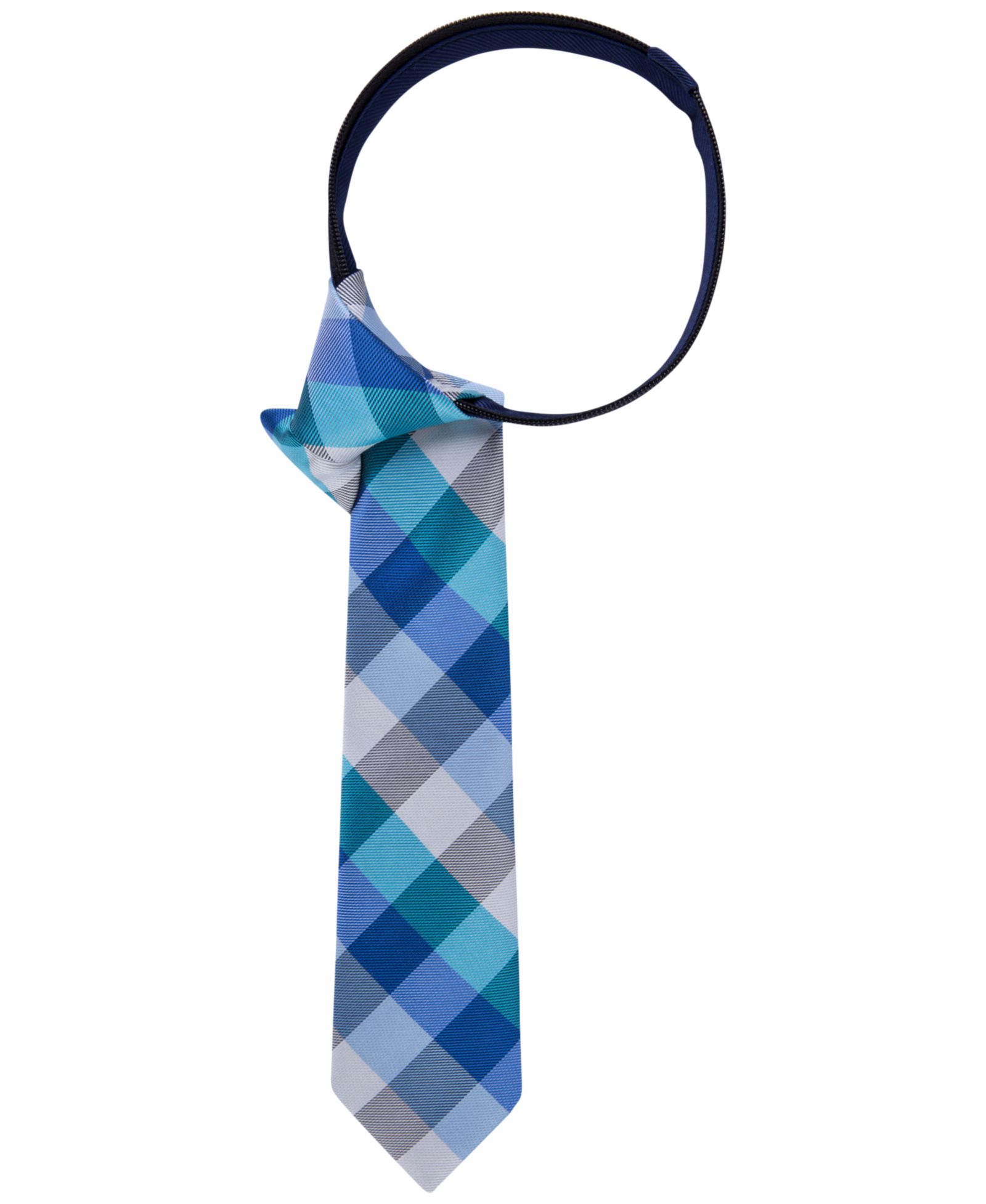 Галстук Tommy Hilfiger Big Boys All-Over Buffalo Grid Zipper Tie