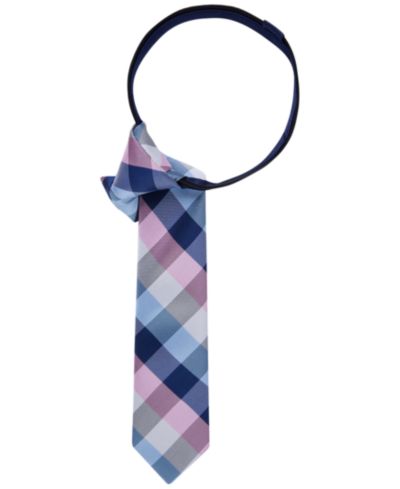 Галстук Tommy Hilfiger Big Boys All-Over Buffalo Grid Zipper Tie
