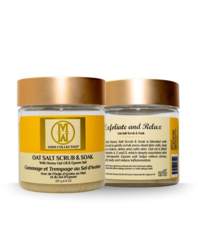 Соль и скраб для ванны OMM Collection Oat & Honey Bath Salt & Scrub