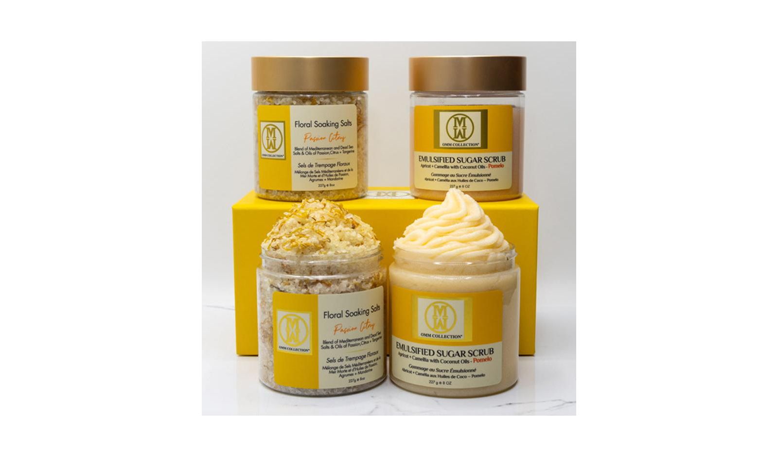 OMM Collection 2pc Bath Salt and Sugar Scrub Set