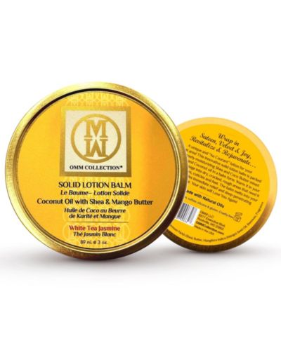 OMM Collection Solid Lotion balm - White Tea Jasmine 2oz