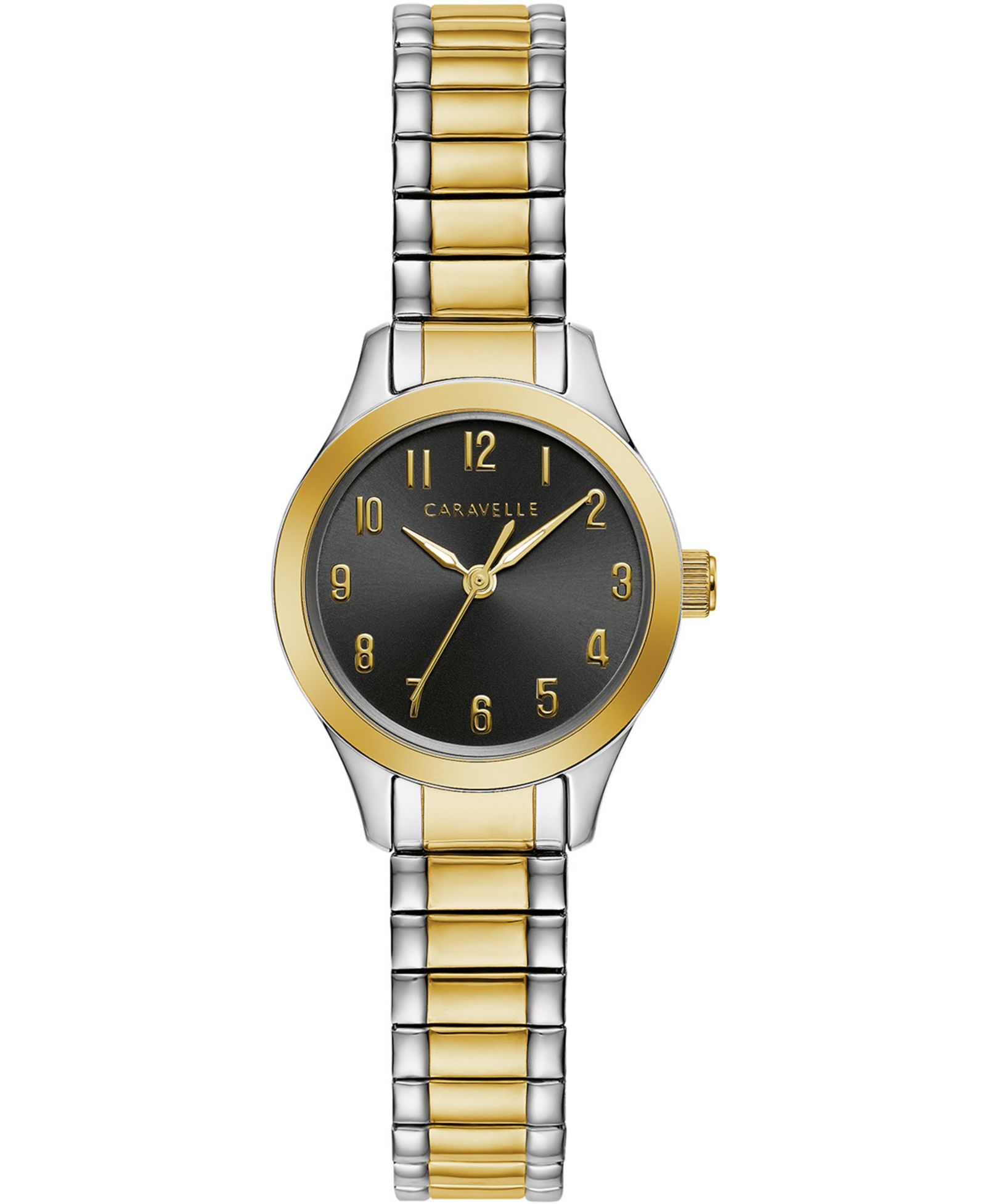 Caravelle Women's Two-Tone Stainless Steel Expansion Bracelet Watch 24mm