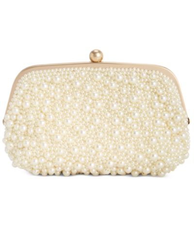 I.N.C. International Concepts Клатч Pouch Pearl All Over