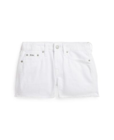 Шорты Polo Ralph Lauren Girls' 2T-6X Frayed Denim