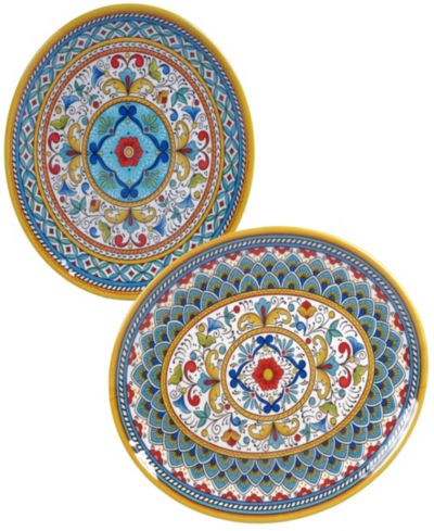 Набор из 2 тарелок Certified International Portofino Melamine