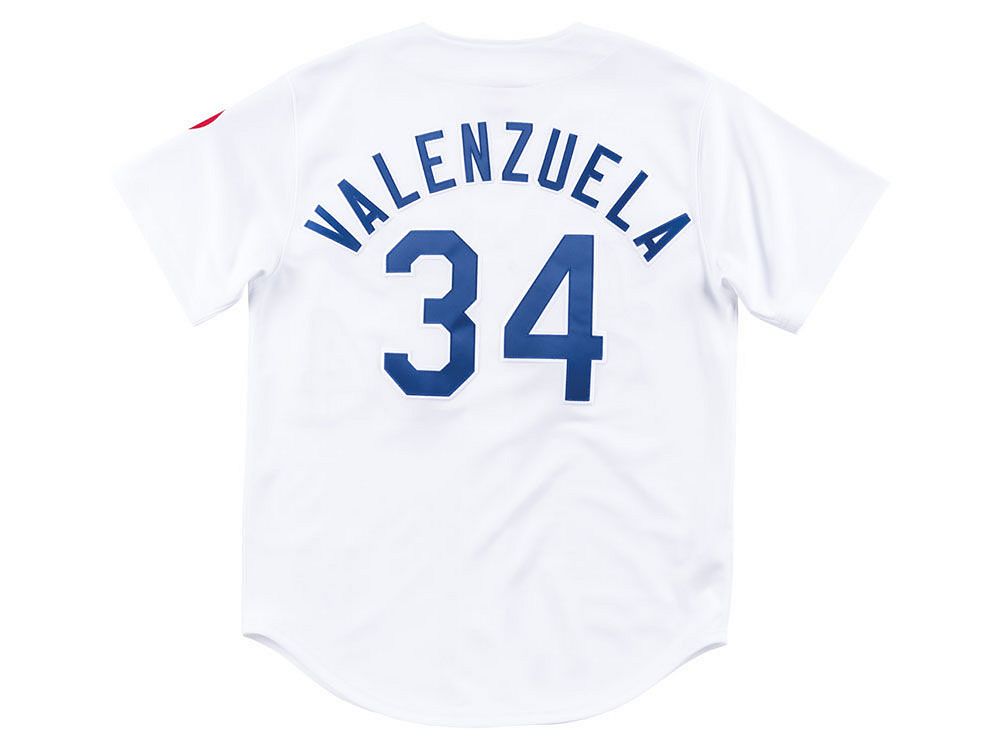 Мужская джерси Mitchell & Ness Los Angeles Dodgers Fernando Valenzuela Authentic Cooperstown