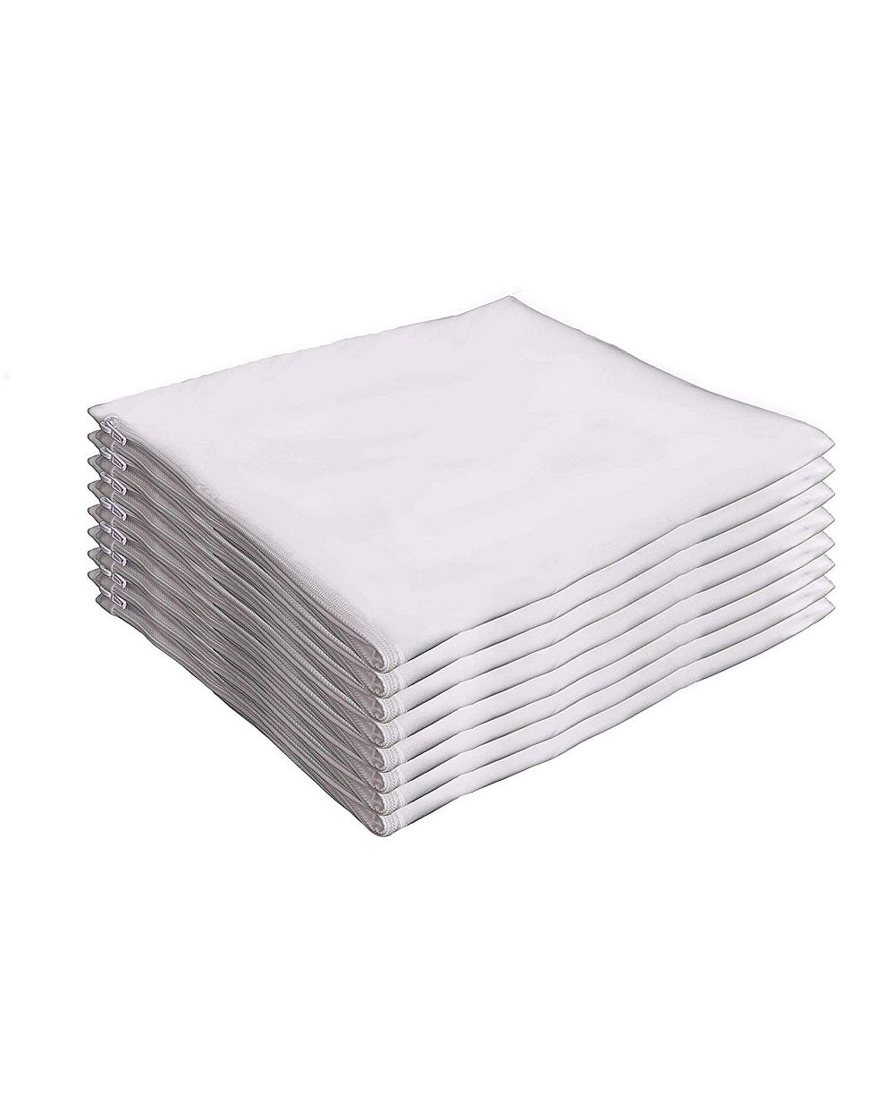 Waterproof Zippered Pillow Protector - Standard Size  - 8 Pack