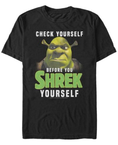 Fifth Sun Мужская футболка Shrek Short Sleeve Check Yourself Before You Shrek Yourself