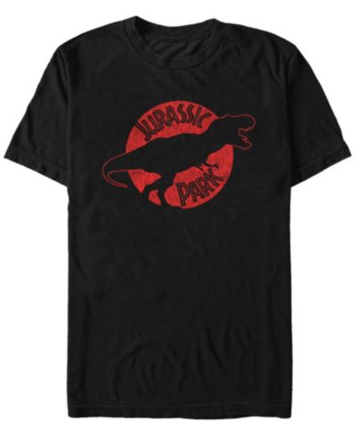 Мужская футболка Fifth Sun Jurassic Park T-Rex Red Outline Distressed Short Sleeve