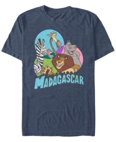 Мужская футболка Fifth Sun Madagascar Animal Venn Diagram Short Sleeve T-Shirt