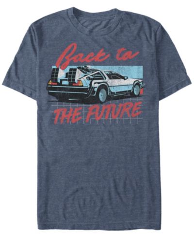 Мужская футболка Fifth Sun Back to the Future Franchise Delorean Grid с коротким рукавом